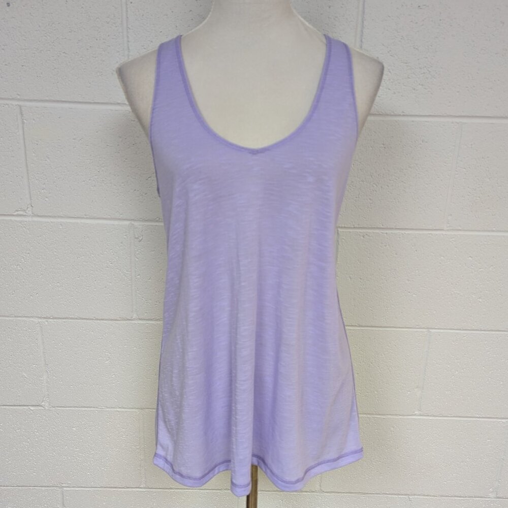 Lilly Pulitzer Luxletic Purple Racerback Tank, Small